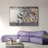 Toile - Behind the Wall